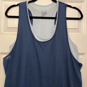 No label activewear tank (reversible) estimate size (M)